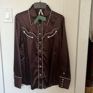 Roper Western cowgirl blouse S